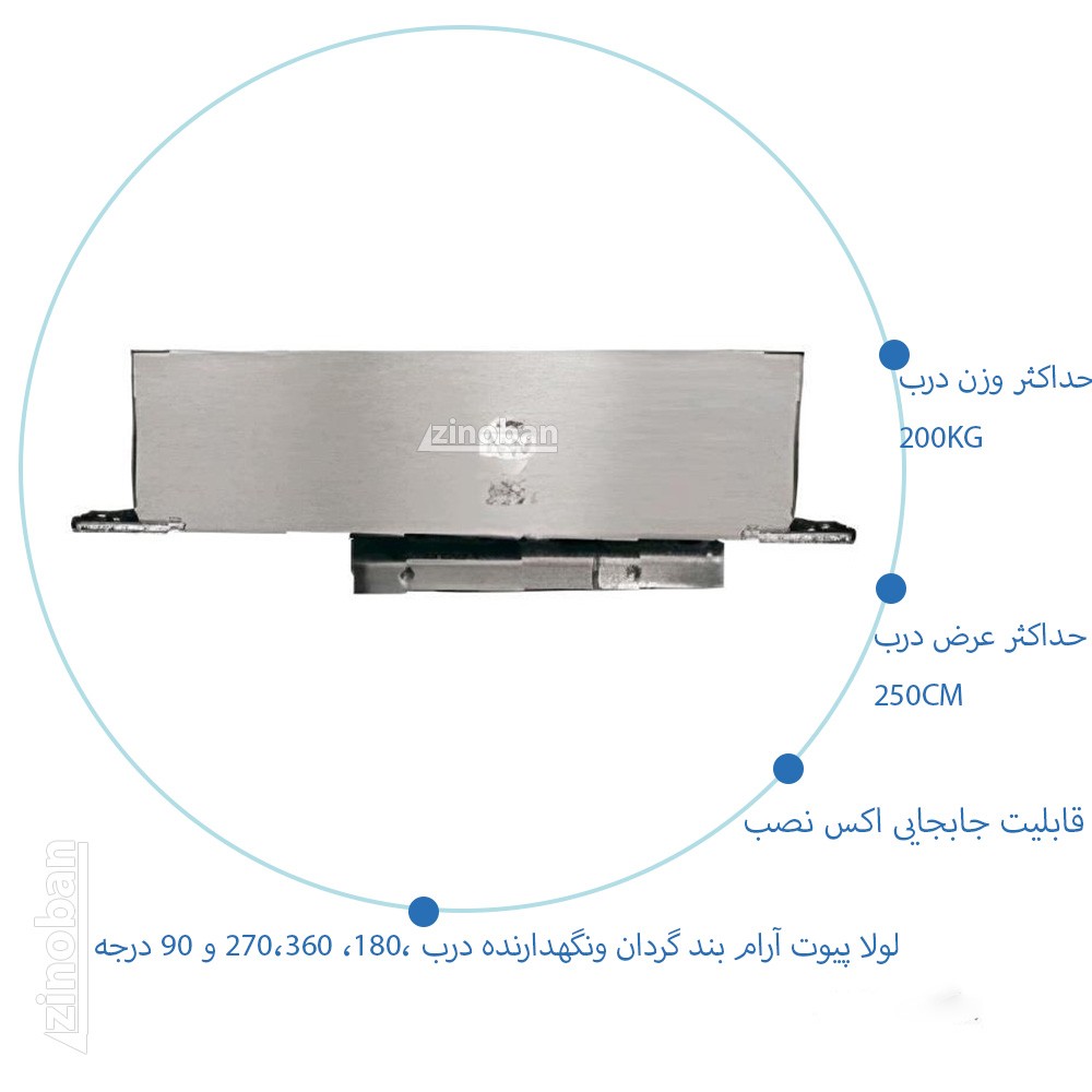 لولا پیوت آرامبند پاشنه مخفی NHN PDC-105WRS