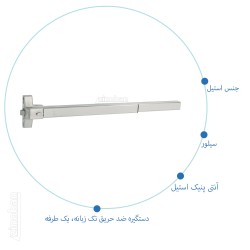دستگیره آنتی پنیک استیل یک...