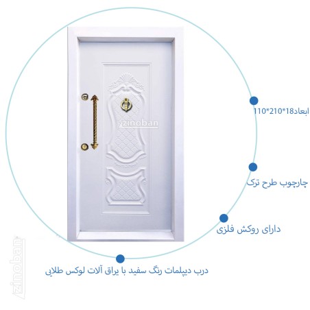 درب ضد سرقت دیپلمات سفید