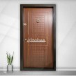 درب ضد سرقت پی وی سی سه قاب