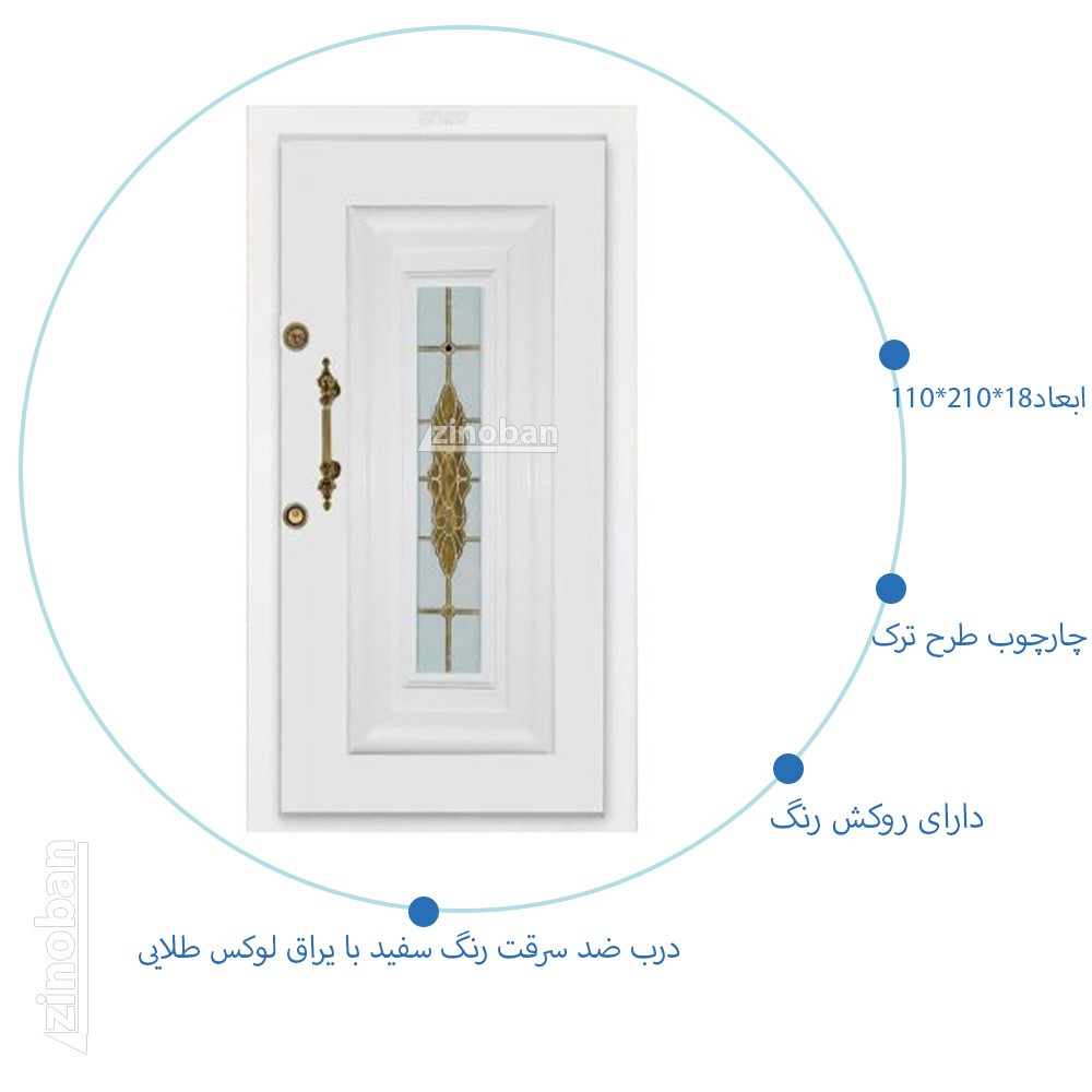 درب ضد سرقت ونوس گلس