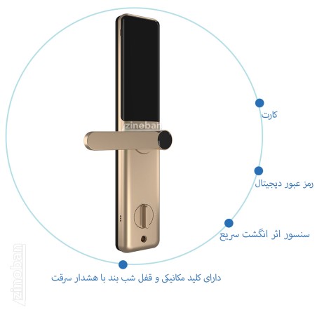 دستگیره هوشمند X5 نیمه اتومات