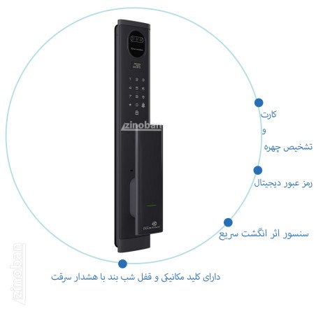 دستگیره هوشمند اتومات TY-06