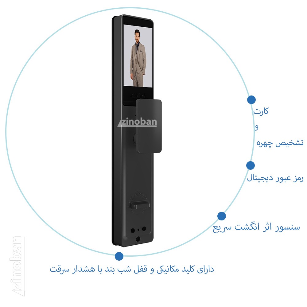 دستگیره هوشمند اتومات ساویز با تشخیص چهره