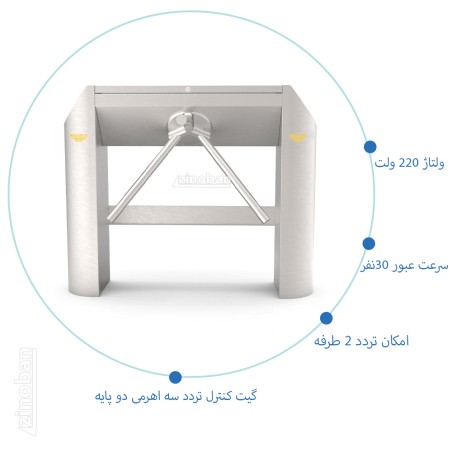 گیت کنترل تردد اهرمی دو پایه ماداکتو MD-G104
