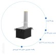 راهبند خودرویی ستونی ماداکتو MD-B916 بولارد امنیتی