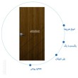 درب اتاق خواب مدرن مدل RS-32