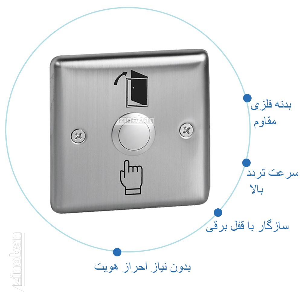 دکمه خروج فلری اکس کنترل