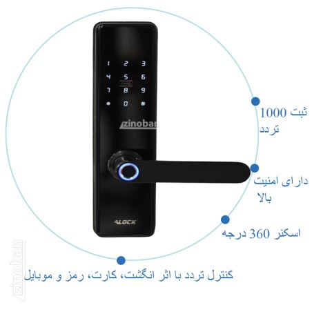 قفل اثر انگشتی دیجیتال آنلاین ALOCK مدل +S300