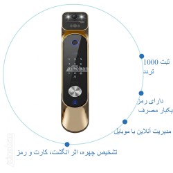 قفل اثر انگشتی دیجیتال و دستگیره تشخیص چهره ALOCK مدل P60+ Pro G