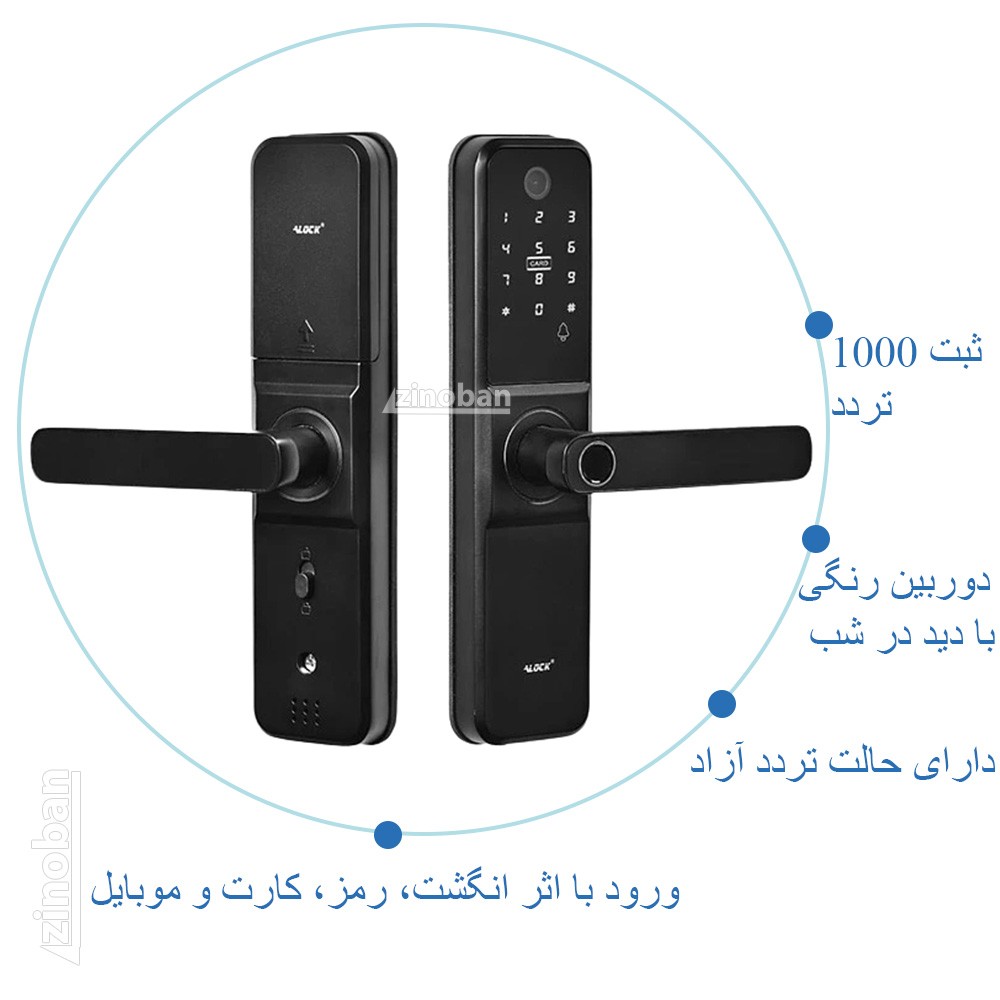 دستگیره اثر انگشتی دوربین دار S300+ camera