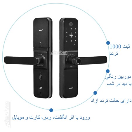 دستگیره اثر انگشتی دوربین دار S300+ camera