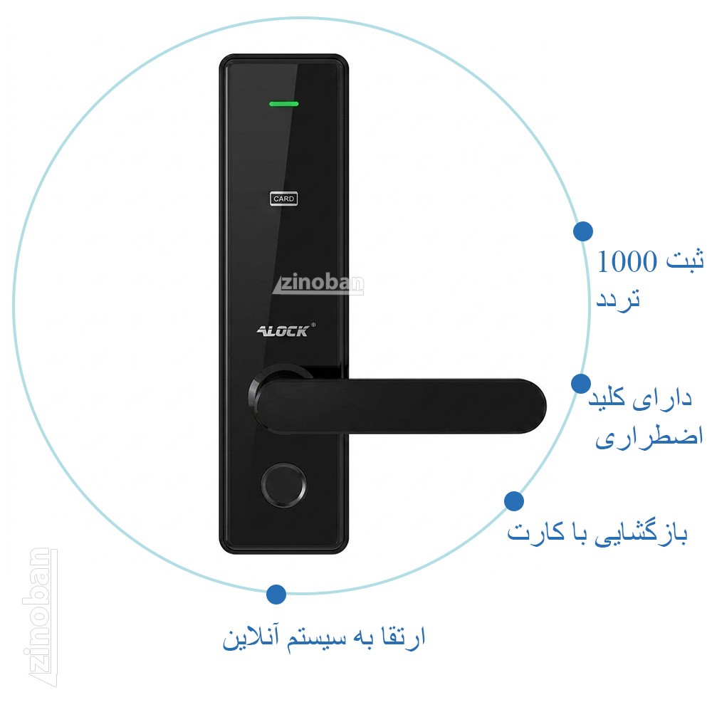 دستگیره هتلی ALOCK مدل S300C (آفلاین)
