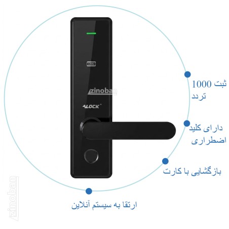 دستگیره هتلی ALOCK مدل S300C (آفلاین)