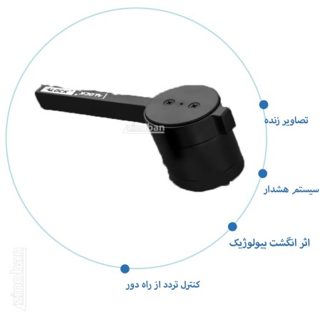 دستگیره درب اثر انگشتی Alock مدل +B1