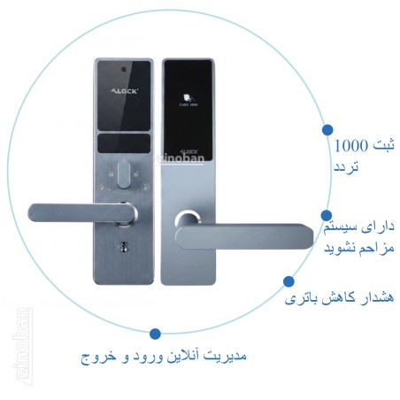 دستگیره کارتی هتلی ALOCK مدل +X10 (آنلاین)