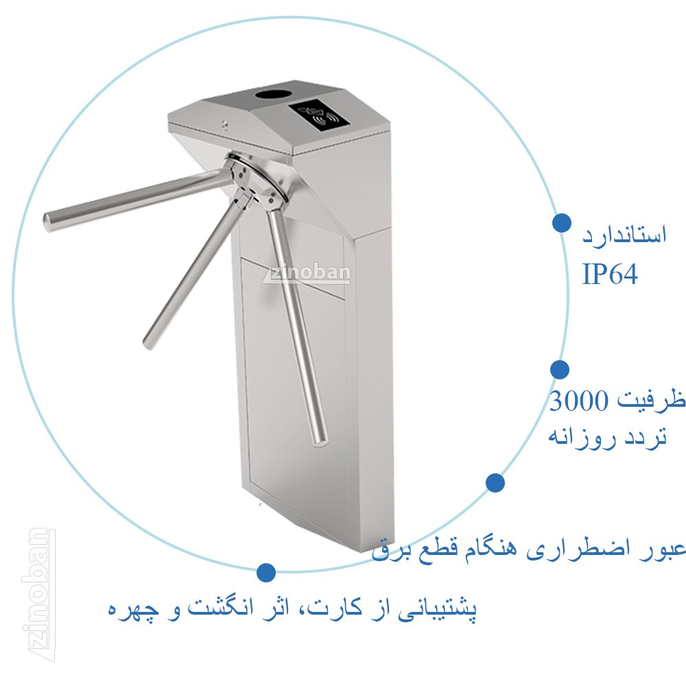 گیت کنترل تردد اهرمی مدل T-50001