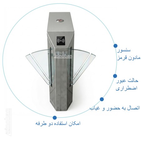 گیت تردد شیشه‌ای میانی مدل T-56003