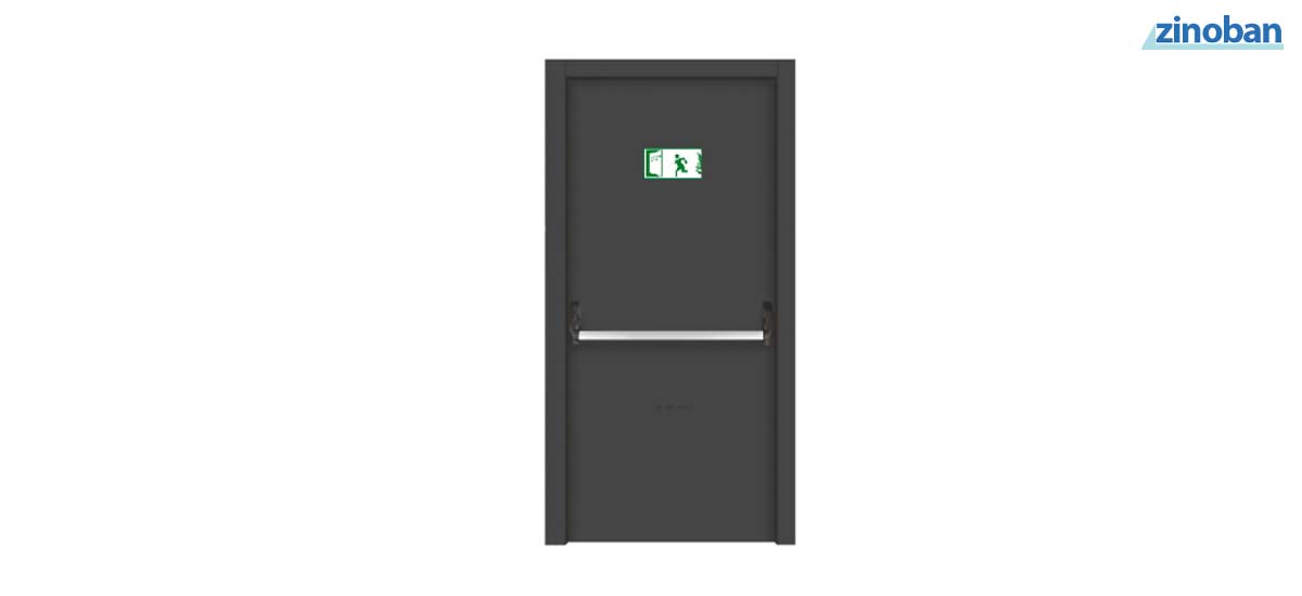 درب ضد حریق تک لنگه فلزی طوسی.jpg