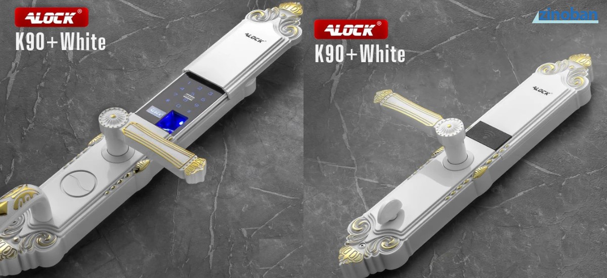 خرید و قیمت قفل اثر انگشتی دیجیتال ALOCK مدل K90+ White