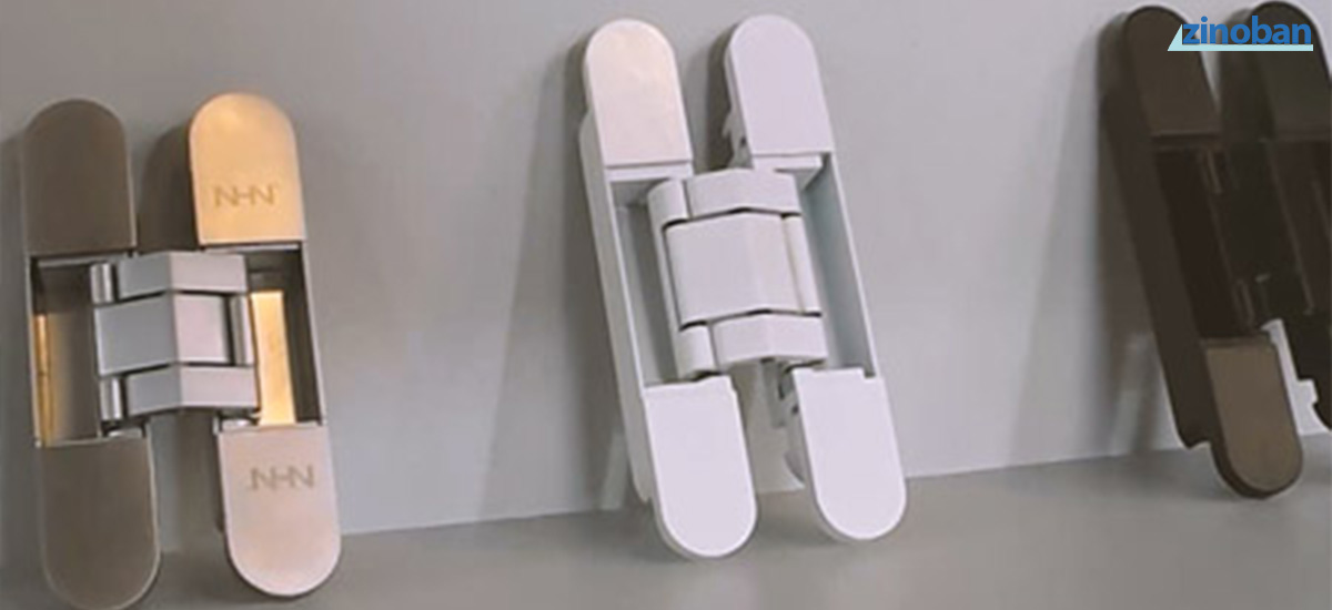 خرید لولا مخفی سه بعدی NHN مدل KCH-6080 | قیمت لولای توکار 3D درب چوبی