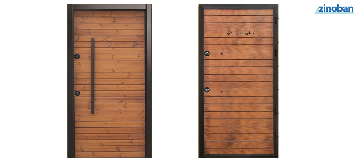 درب ترموود لوکس، درب ضد سرقت مدرن LT1، درب ورودی چوب ترمو، Thermowood Anti theft Door LT1.