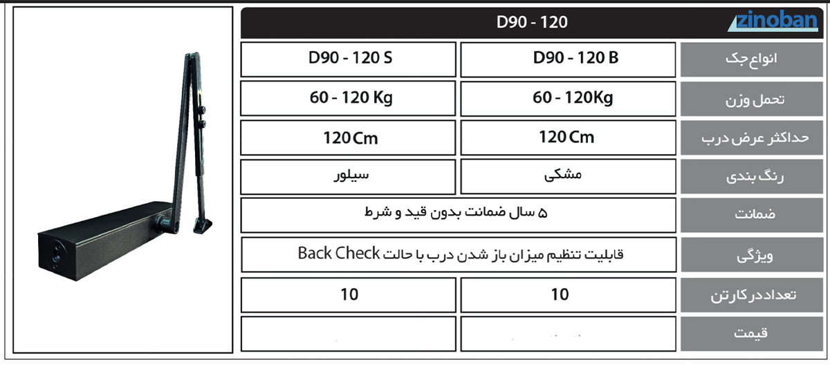 خرید جک آرام بند اچ تی ان HTN مدل D90-120 | قیمت آرام بند سه سرعته درب سنگین تا 120 کیلو خرید جک آرام بند اچ تی ان HTN مدل D90-120 | قیمت آرام بند سه سرعته درب سنگین تا 120 کیلو