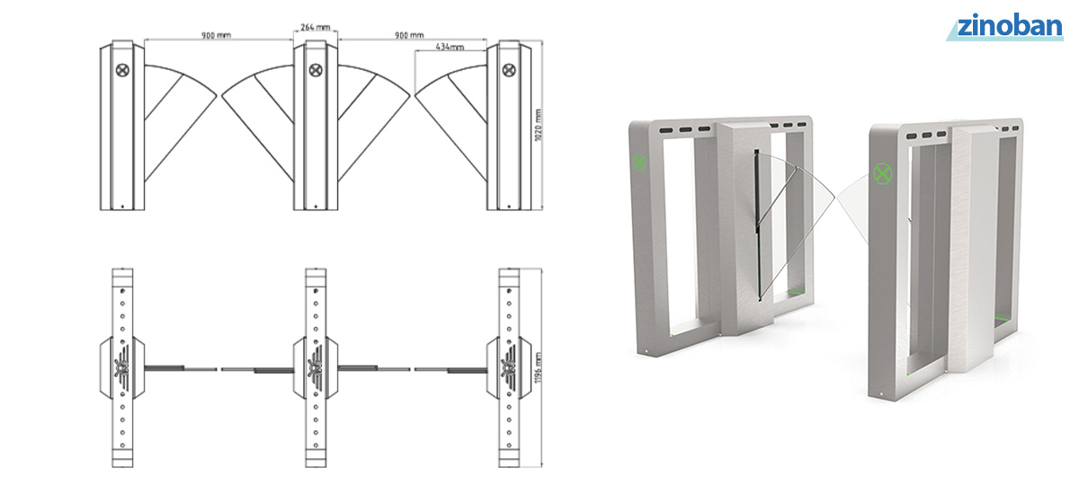 Flap Barrier Gate Madakto