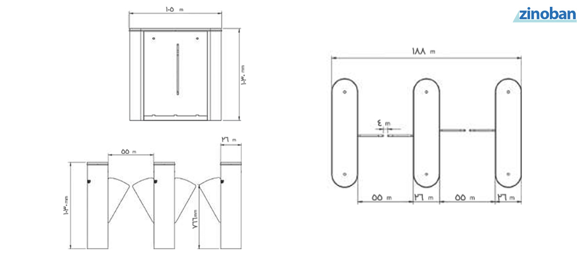 Flap Barrier Gate Madakto