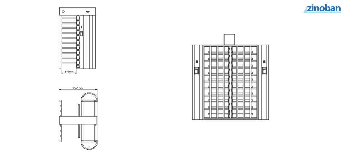 Full Height Security Gate MD-G401