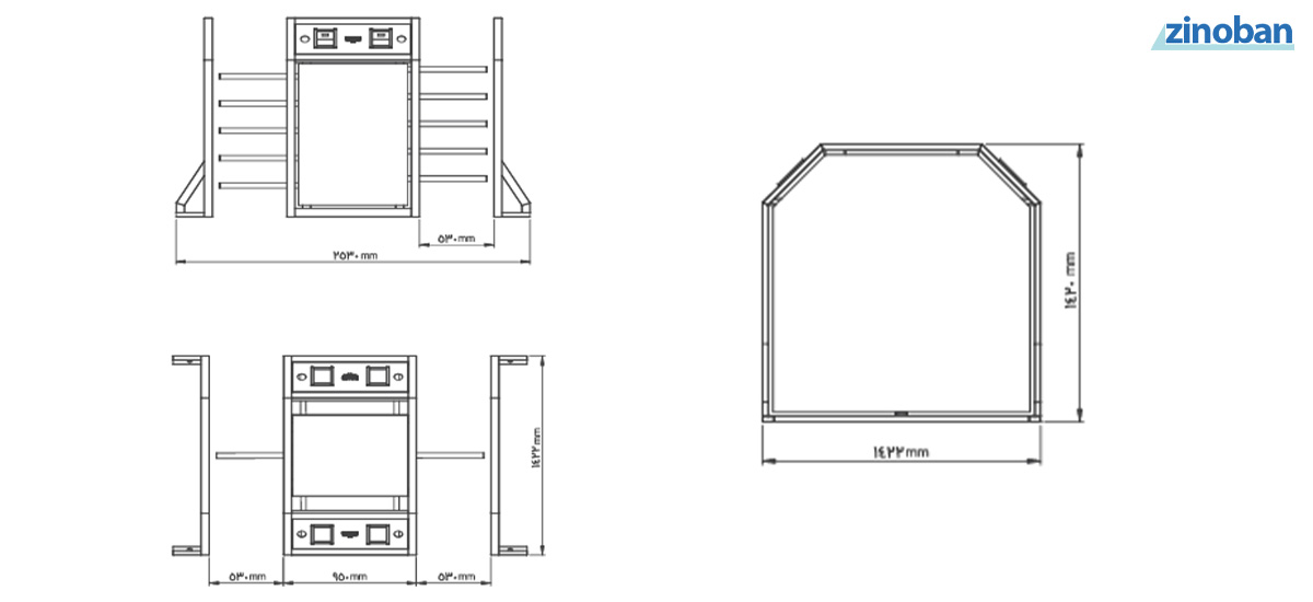 md-g411-dual-lane-half-height-turnstile